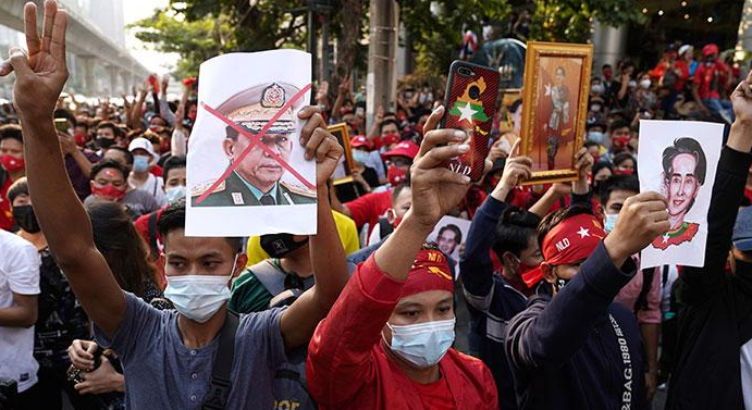 Rakyat Myanmar Gelar Demo 22-2-2021, Ingin Mengulang Tumbangkan Rezim seperti Tahun 1988