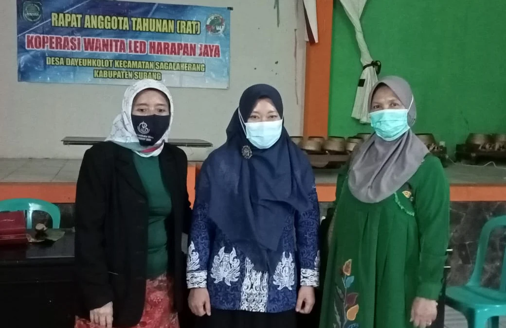 Bi Nina Rutin Hadiri RAT Koperasi LED Harapan Jaya