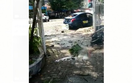 bom Gereja Katedral Makassar