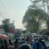 Hari Terakhir Kerja, Rawabadak Dua Kali Lebih Macet oleh Bubaran Buruh PT Taekwang