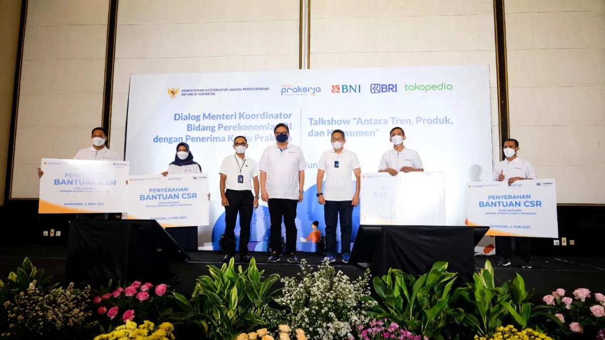 Menko Airlangga: Program Kartu Prakerja Berperan dalam Upskilling SDM dan Ciptakan Lapangan Kerja Baru Guna Pulihkan Ekonomi Nasional