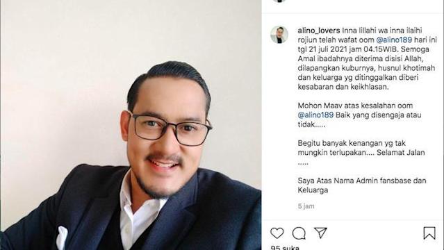 Innalillah, Alino Oktavian Pemain Indosiar Meninggal Karena...