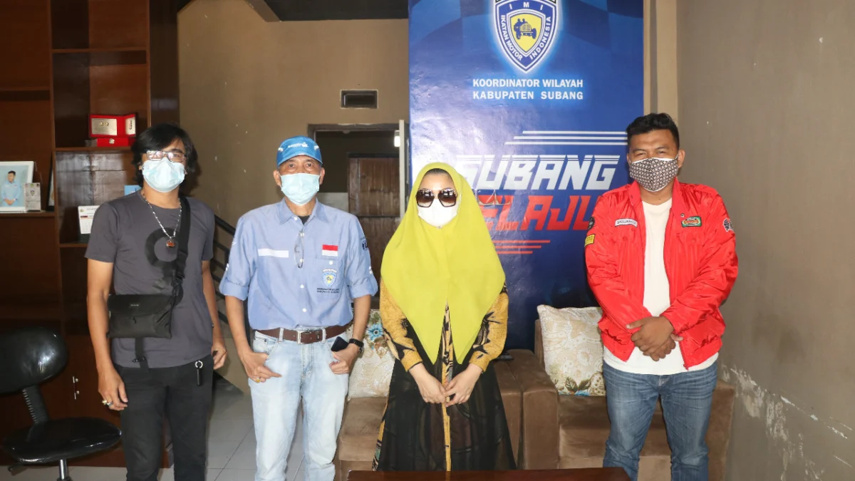 Linda Megawati Kunjungi IMI Subang : Kita Dorong Kemajuan Otomotif Subang