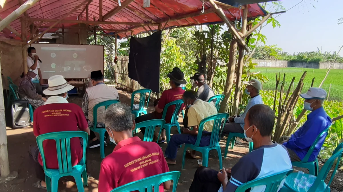 Pertamina EP Subang Field Gelar Pelatihan Pengemasan Produk Pertanian Organik