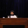 Juru bicara Taliban Zabihullah Mujahid (ANTARA FOTO/REUTERS/Stringer/aww/cfo )