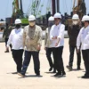 Presiden Jokowi Bersama Menko Airlangga Groundbreaking Smelter Freeport Di Gresik