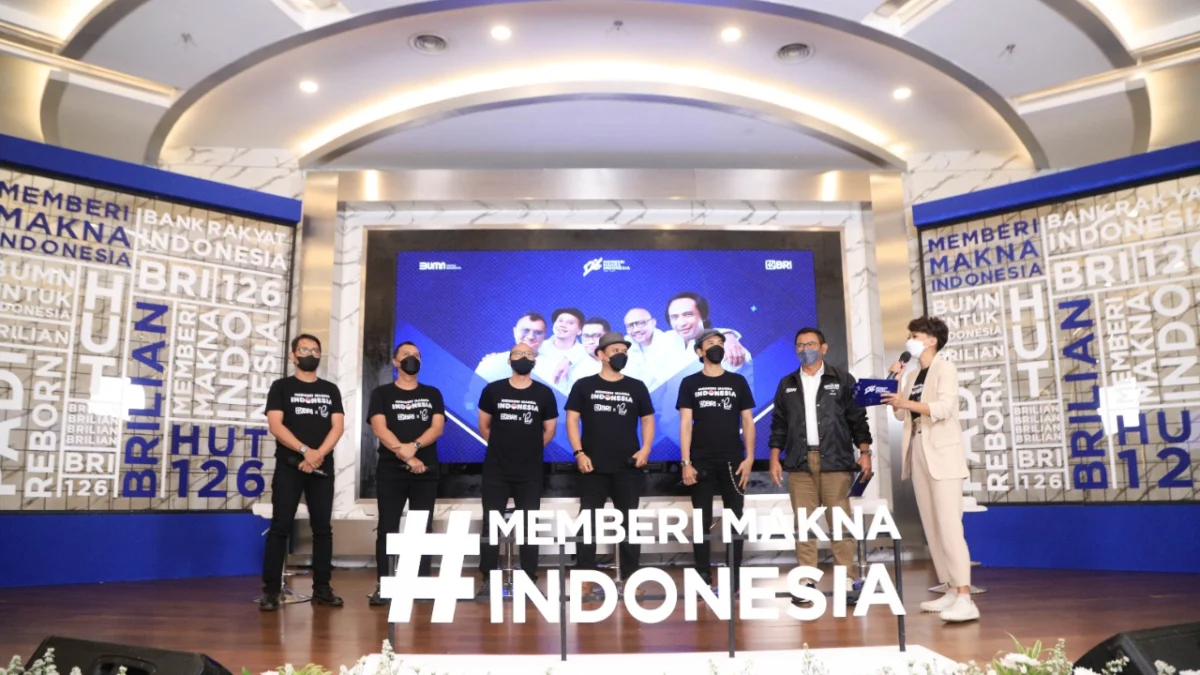 Memberi Makna Indonesia, BRI Gandeng Padi Reborn Pada Kick Off  HUT ke-126 BRI