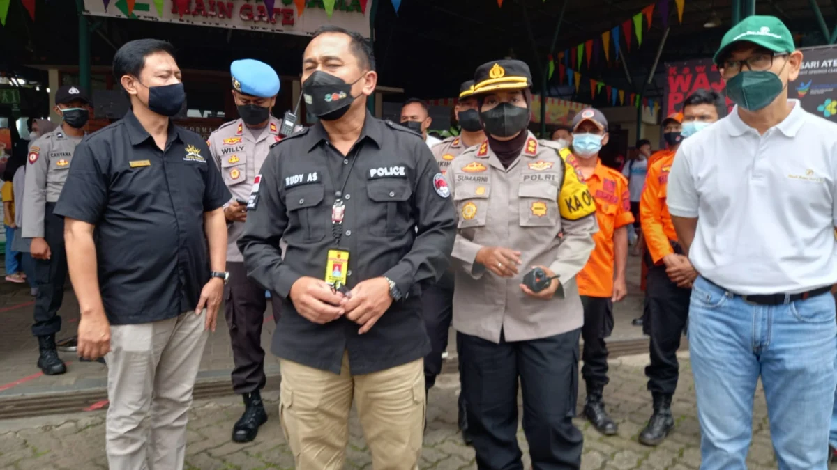 Libur Nataru, Pematwil Polres Subang Monitoring Objek Wisata Serta Mengecek Pos Pam, Berpesan Prokes Tetap Dijaga