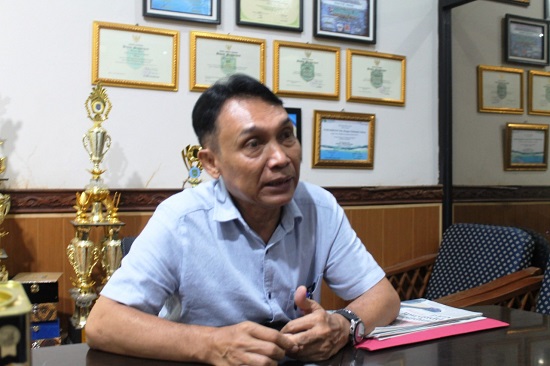 H.Suryana SE, Direktur Utama PT. Perumda Tirta Rangga Subang. (YUGO EROSPRI/PASUNDANEKSPRES)