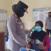 Vaksinasi Merdeka Oleh Polres Subang di Dawuan, Kapolres: Menuju Kabupaten Subang Herd Immunity