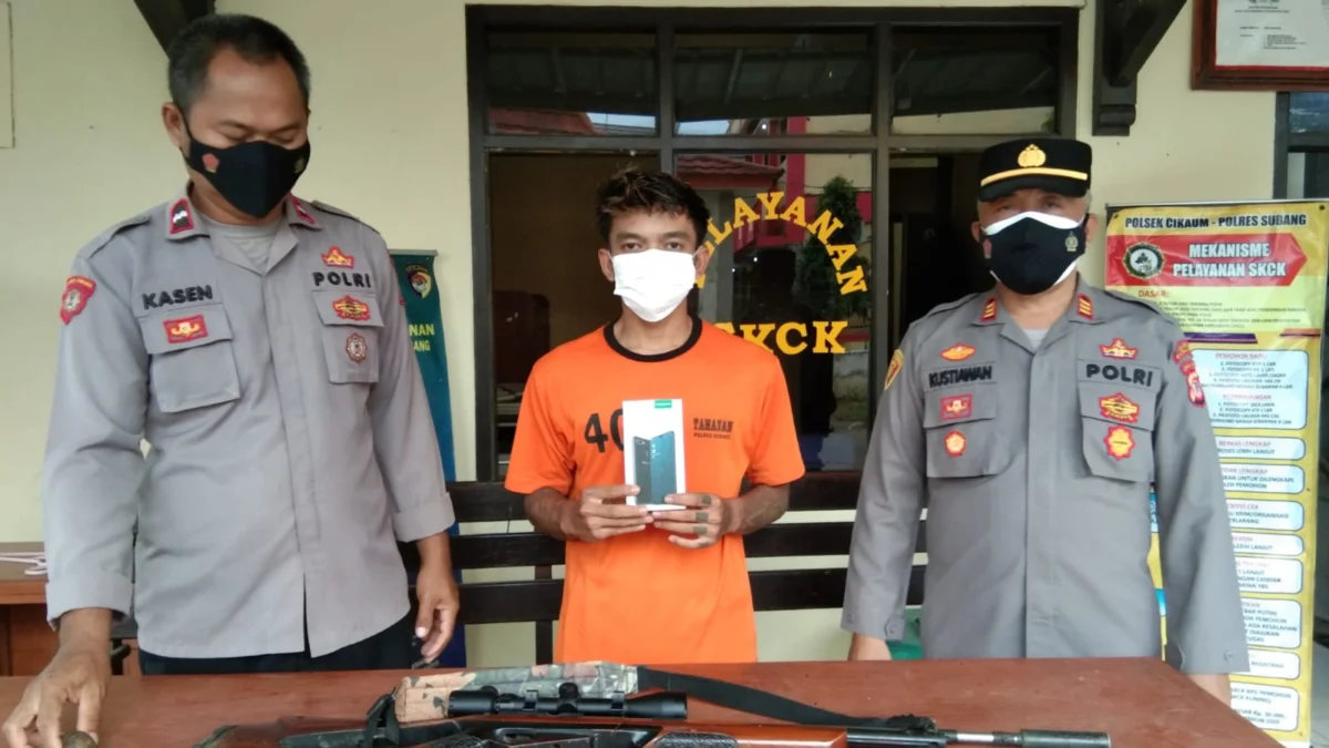Bobol Rumah Warga di Cikaum Subang, AP Dibekuk Polisi