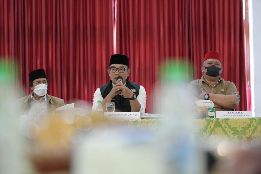 Bertemu Jawara Bekasi, Ridwan Kamil Janjikan Ini