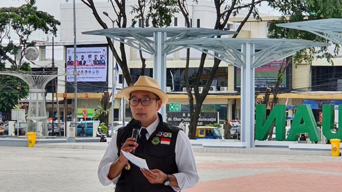 Kado Kasih Sayang, Coretan Desain Ridwan Kamil Hiasi Alun-alun Kota Bekasi