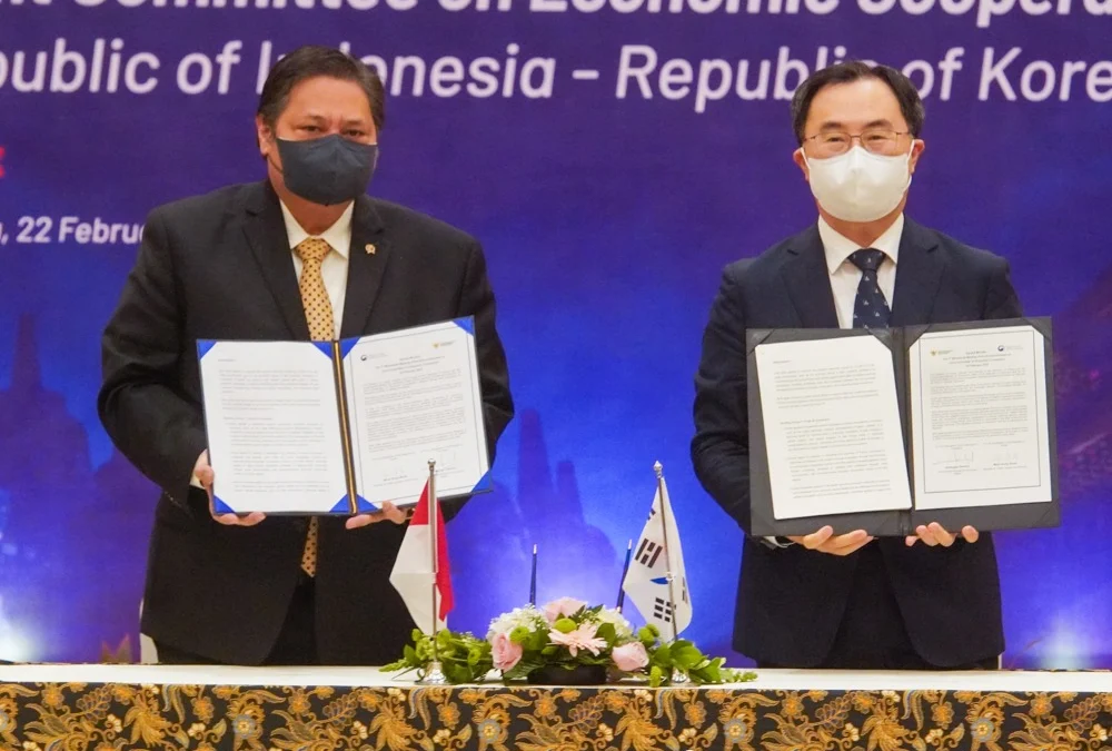 Menko Airlangga Sepakati Berbagai Kerja Sama Strategis, Indonesia dan Korea Selatan Saling Dukung Pemulihan Ekonomi Pasca Pandemi