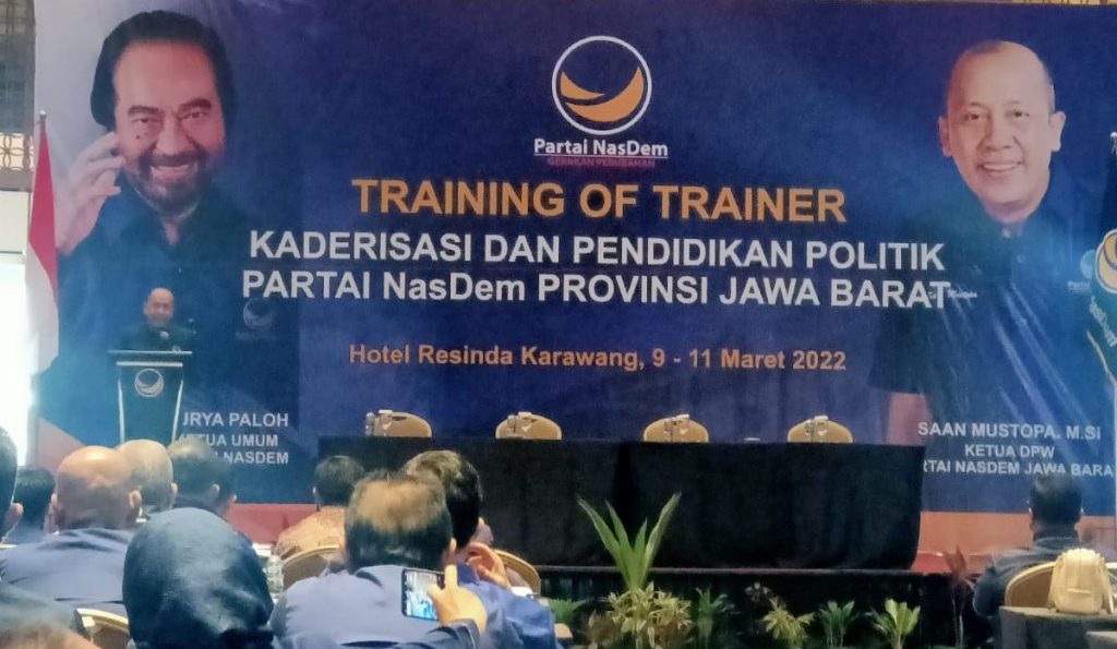 Bi Nina Hadiri Training Of Trainer Partai Nasdem di Karawang