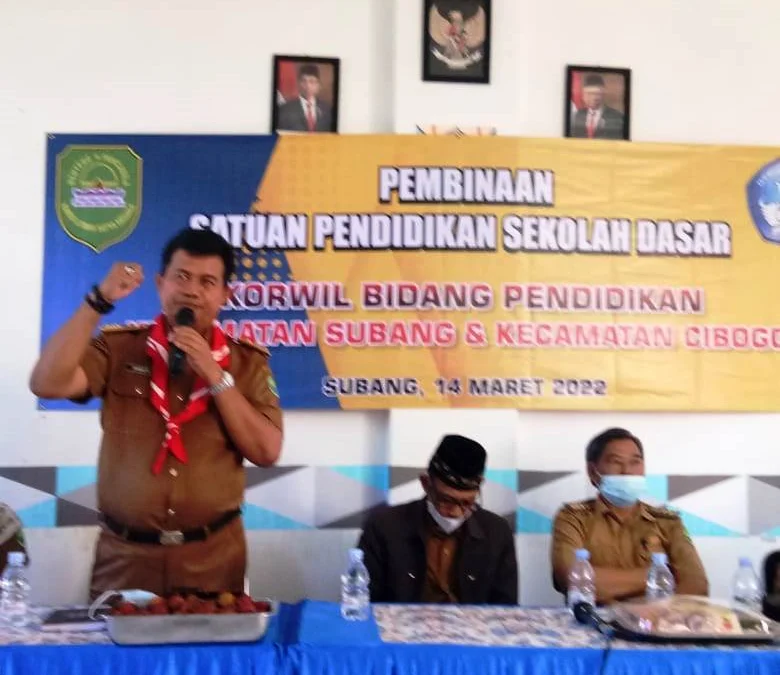 Disdikbud Kabupaten Subang Rutin Lakukan Pembinaan Kepala Sekolah