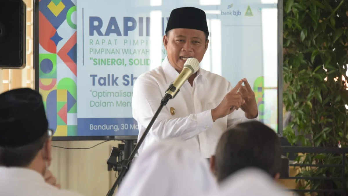 Wakil Gubernur Jawa Barat Uu Ruzhanul Ulum Buka Rapimwil IPPNU Jabar, Pak Uu: Perempuan Harus Punya Cakrawala Hebat