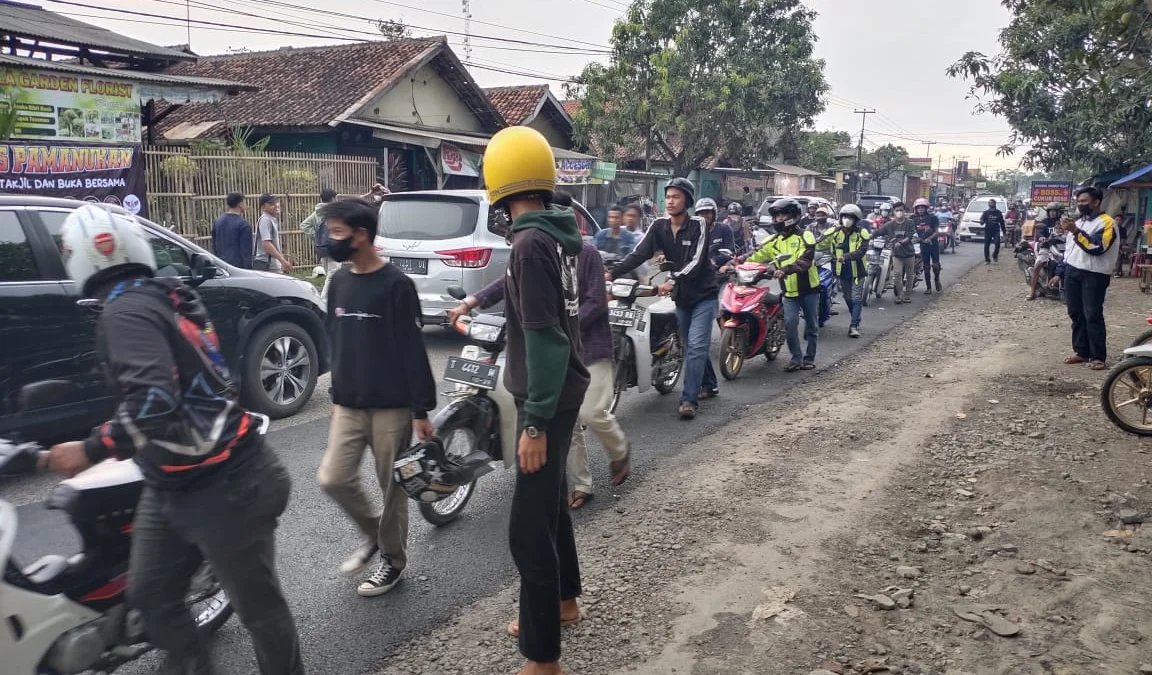 Jalan Pamanukan Diaspal, Bikers: Terima Kasih Ridwan Kamil
