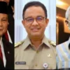 Survei Terkini Pilpres 2024, Ganjar dan Anies Naik, Dukungan Prabowo Menurun