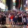 VIRAL! Amerika Dominan Islamophobia, Tapi Bolehkan Tarawih di Time Square! (Foto: radarbandung via freedomnews.tv)