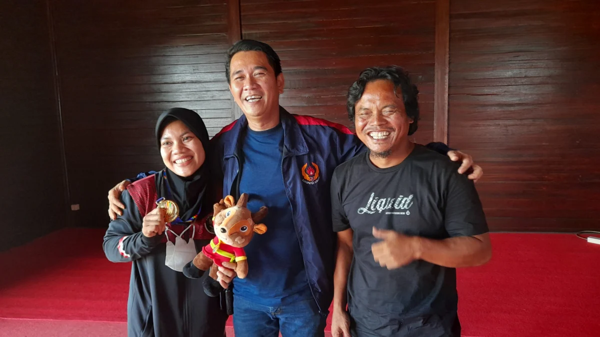 Ririn dan Pelatih Bertemu Ketua KONI Subang, Porprov Siap Sumbang Emas