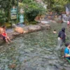 Pemandian Air Panas Sempat Tercemar Lumpur, Wisata Sari Ater Kini Dipadati Pengunjung