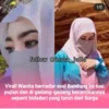 VIRAL Perempuan Bercadar di Bandung, Kecantikannya Bak Bidadari dari Syurga