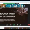 VIRTUAL: Acara halal bihalal Idulfitri 2022, di lingkungan Diskominfo Jabar secara virtual, Rabu (18/5). IST