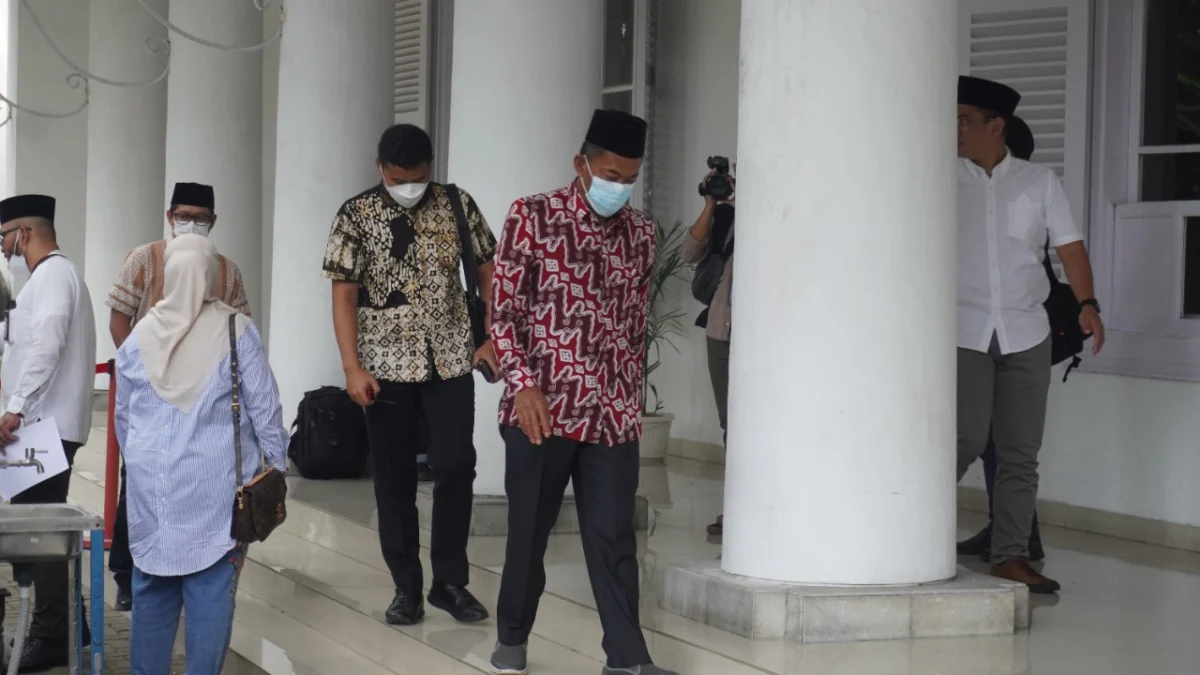 Bertakziah ke Rumah Dinas Gubernur, Kang Jimat: Eril Anak yang Sholeh, Semoga Keluarga yang Ditinggalkan Diberikan Ketabahan