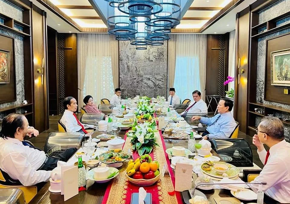 Jamuan Makan para Ketum Partai di Istana saat Pelantikan Menteri, Ini Penjelasan Airlangga