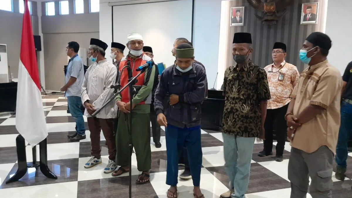 Jamaah Khilafatul Muslimin di Kabupaten Karawang Janji Setia ke NKRI