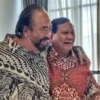 Hari Lahir Pancasila, Prabowo dan Surya Paloh Saling Rangkul