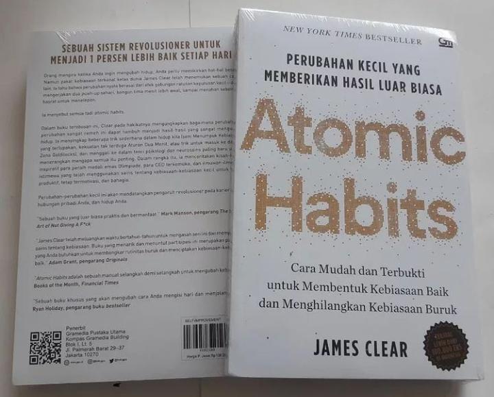 Mulai "Mager"? Yuk Intip Review Buku Atomics Habits : Cara Untuk Membangun Kebiasaan Baru