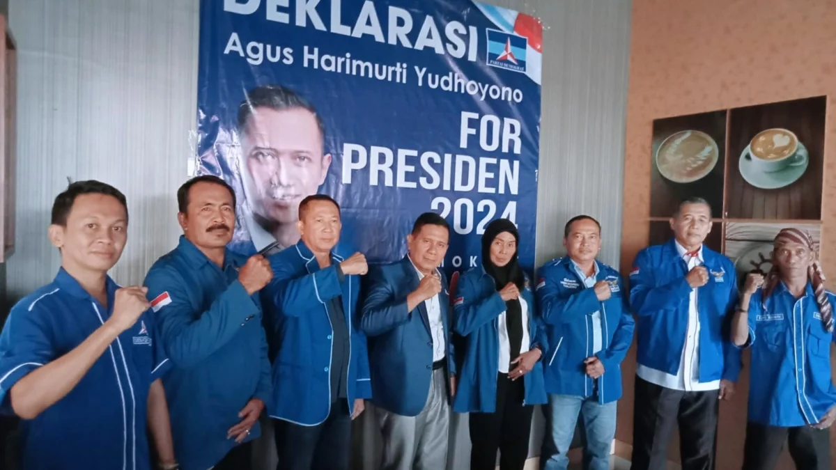 Kader Partai Demokrat dan Relawan Subang Deklarasikan AHY for Presiden