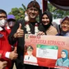 DOK PORKOPIM SETDA KBB LAUNCHING: Plt Bupati Bandung Barat Hengki Kurniawan saat peluncuran program bersalin gratis di Ngamprah, Sabtu (20/8).
