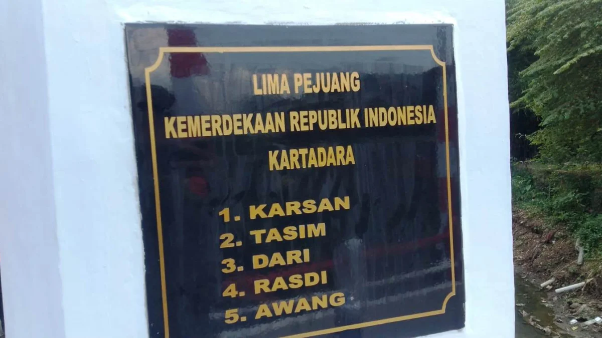 Asal Usul Monumen Pejuang Kemerdekaan Indonesia Kartadara di Cigadung