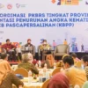 RAKOR: Kegiatan Rapat Koordinasi PKBRS Tingkat Provinsi Jawa Barat dan Orientasi Penurunan AKI Melalui KB Pascapersalinan, di Hotel Mercure Karawang, (2/8/2022).