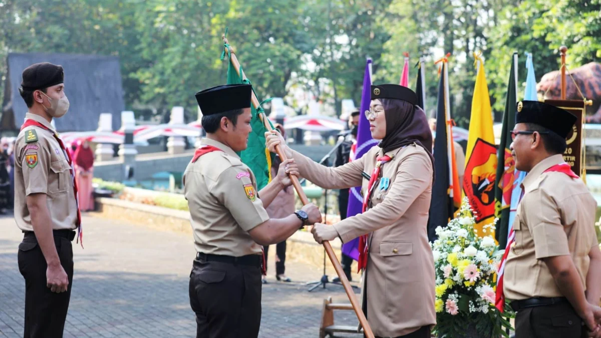 Bupati Purwakarta Lepas Dua Regu Pramuka di Jambore Nasional XI Tahun 2022