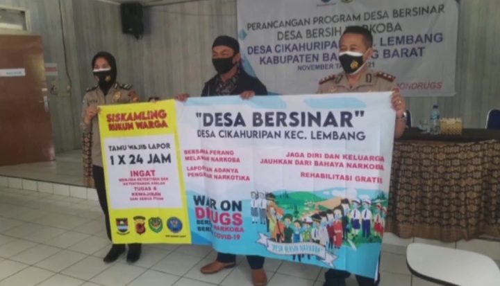 BERSINAR: Badan Narkotika Nasional Kabupaten (BNNK) Bandung Barat rancang program Desa Bersinar (Bersih Narkoba).JABAR EKSPRES