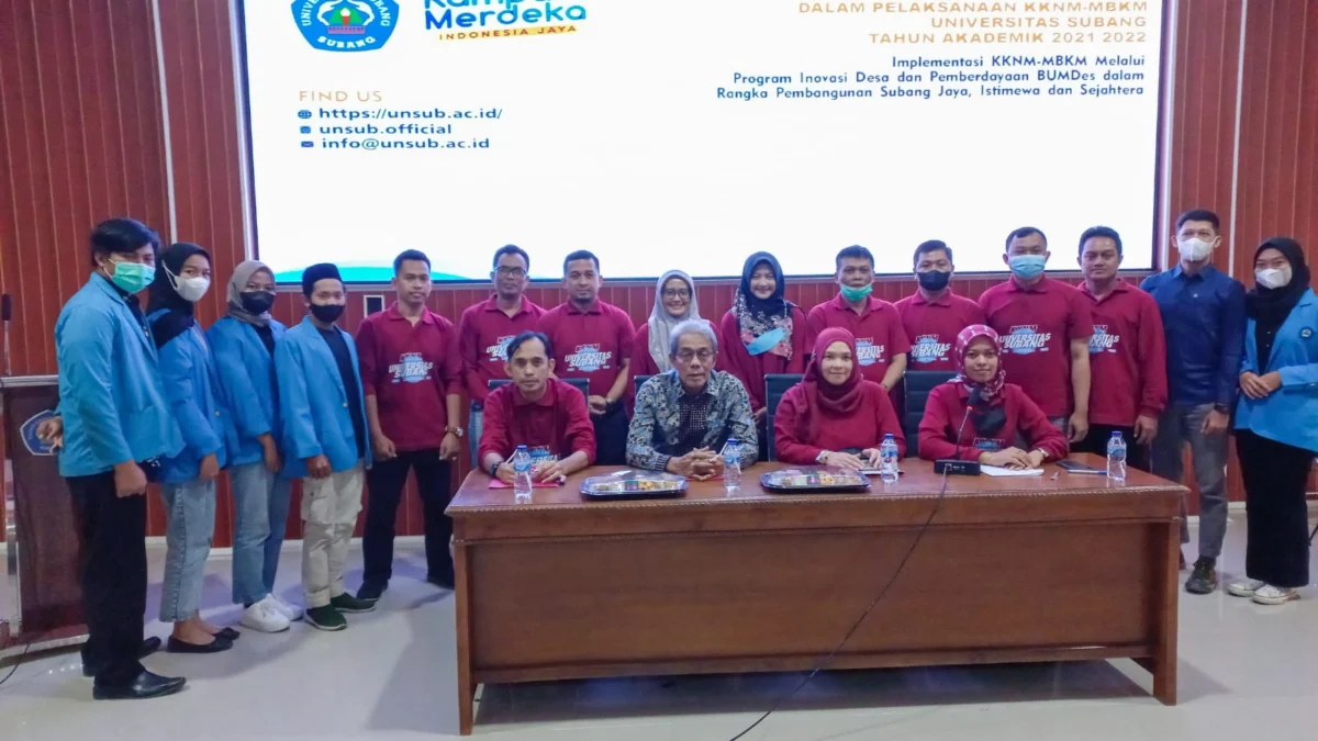 Universitas Subang Sukses Gelar KKNM-MBKM, Diikuti 767 Mahasiswa dari Tujuh Fakultas