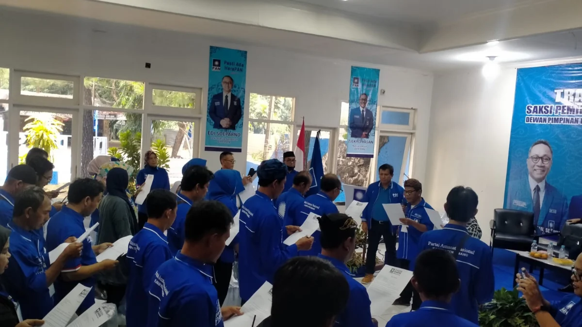 Gelar TOT, PAN Subang Kukuhkan Saksi untuk Pemilu 2024