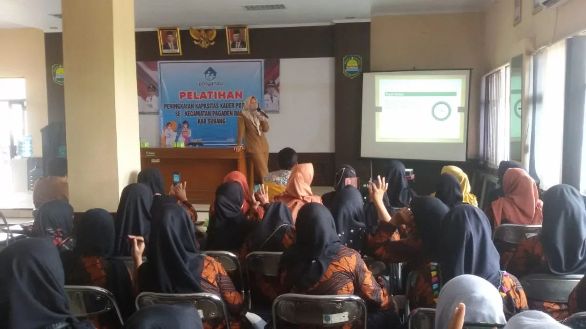 Tingkatkan Kapasitas 110 Kader Posyandu Kecamatan Pagaden Barat Dilatih Pengetahuan Kesehatan Ibu dan Anak serta Stunting