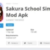 Link Download Sakura School Simulator versi Terbaru 2022 Mod Apk, Klik Di Sini