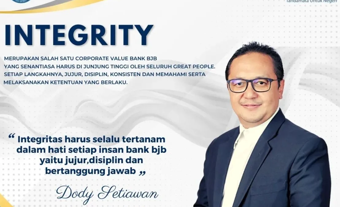 Pimpinan Cabang Bank Bjb Subang Ungkap Salah Satu Value: Integrity