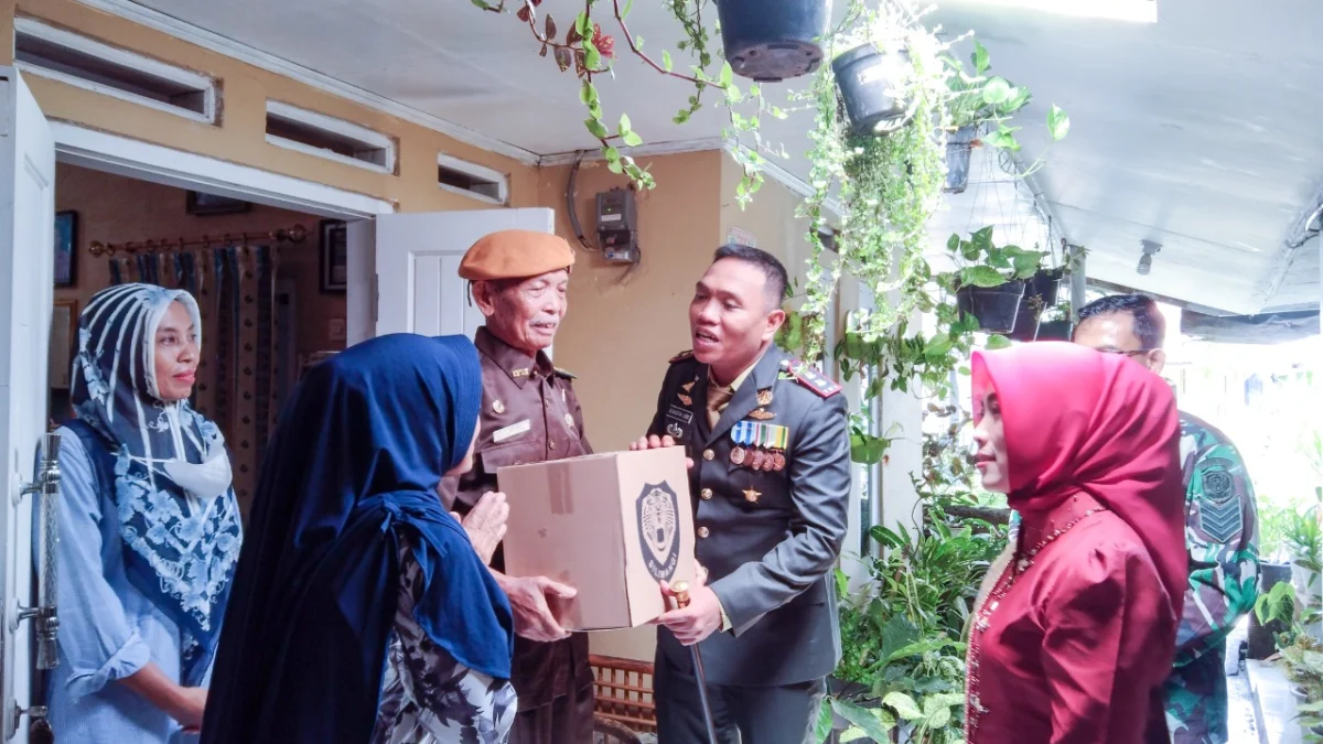 Peringatan HUT ke-77 TNI, Dandim Subang Sampaikan Ungkapan Terimakasih ke Veteran