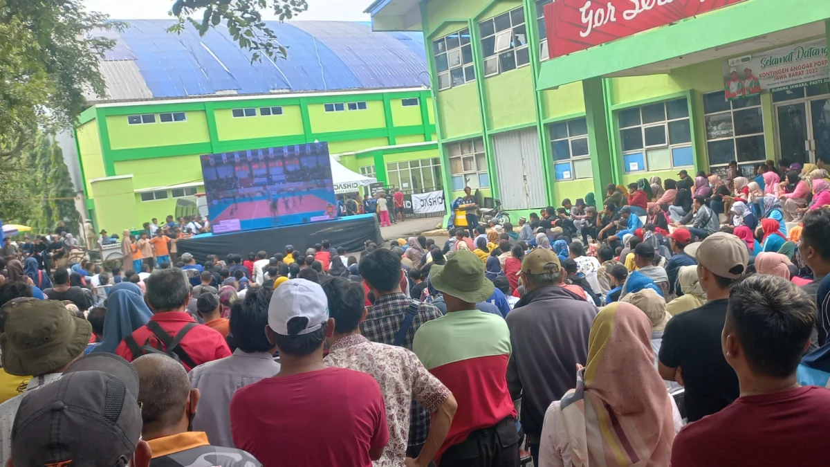 Tak Bisa Masuk Nonton Final Voli Indor Porprov XIV Jabar, Penonton: Gara-gara SBY