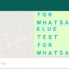 Cara Membuat Tulisan WhatsApp Menjadi Berwarna Warni