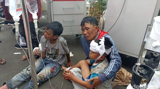 Update! Jumlah Korban Gempa Bumi M 5,6 di Cianjur Siang Tadi, Korban Luka-luka dan Tewas, Korban Terbanyak Mayoritas Anak-anak