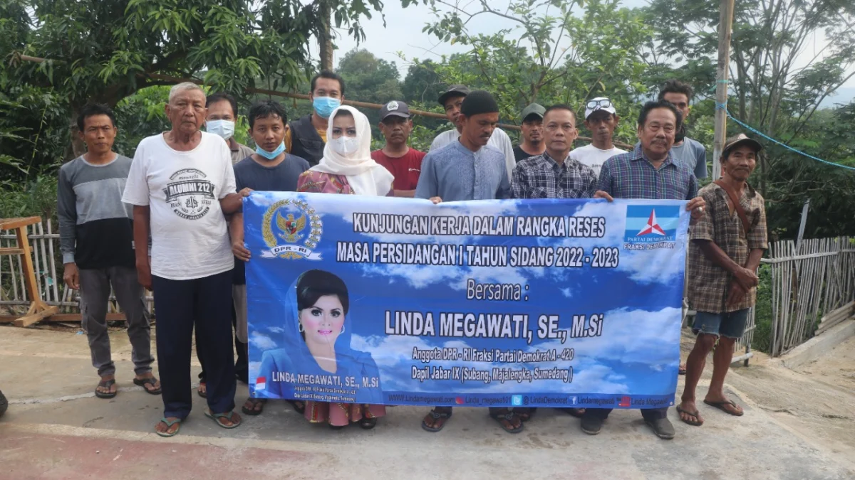 Reses, Linda Megawati Kunjungi Wilayah Rawan Banjir dan Longsor