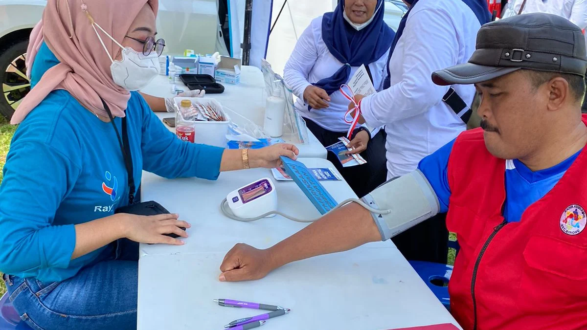 Rumah Sakit Rayhan Gelar Pemeriksaan Kesehatan Gratis, Ikut Sukseskan Pengukuhan Kader Kesehatan di Binong